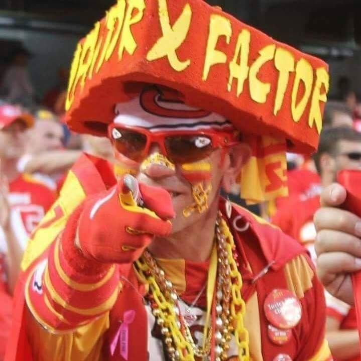 Cameo XFactor Kansas City Chiefs Super Fan